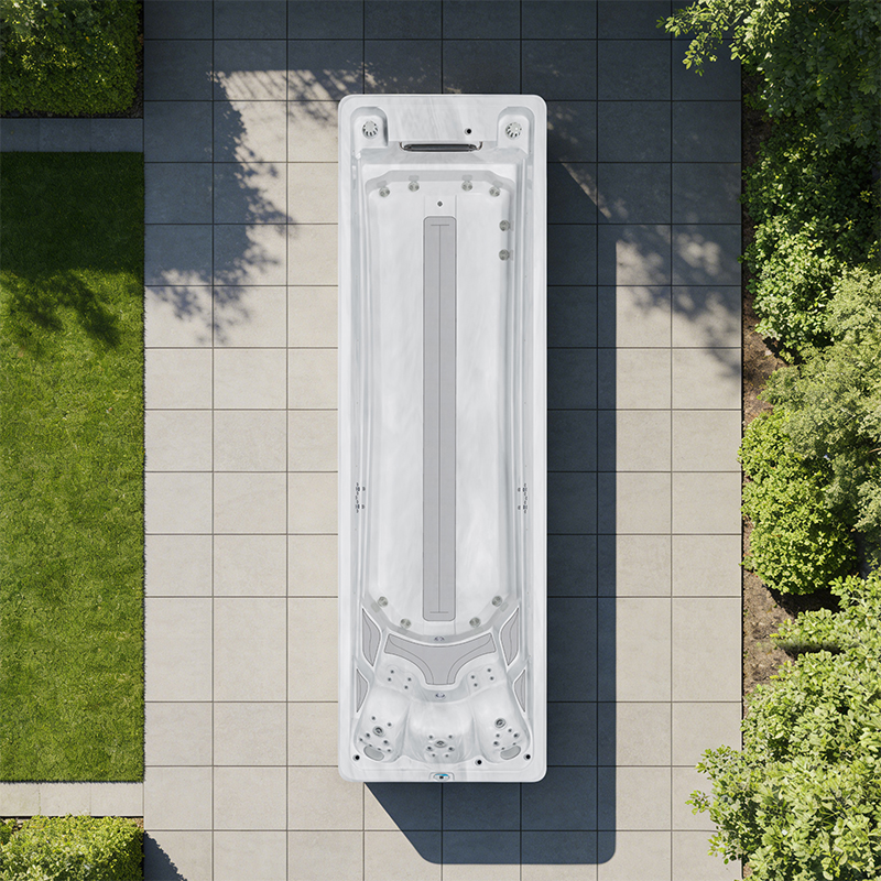 Восьмиметровый плавательный бассейн AquaVita Family XL 800, вид сверху